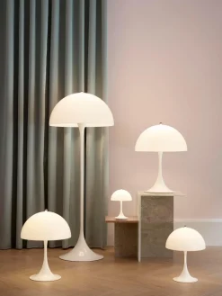 Lámpara de mesa Panthella de diseño Verner Panton, 55 cm