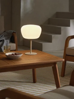 Lámpara de mesa para exterior regulable Tara