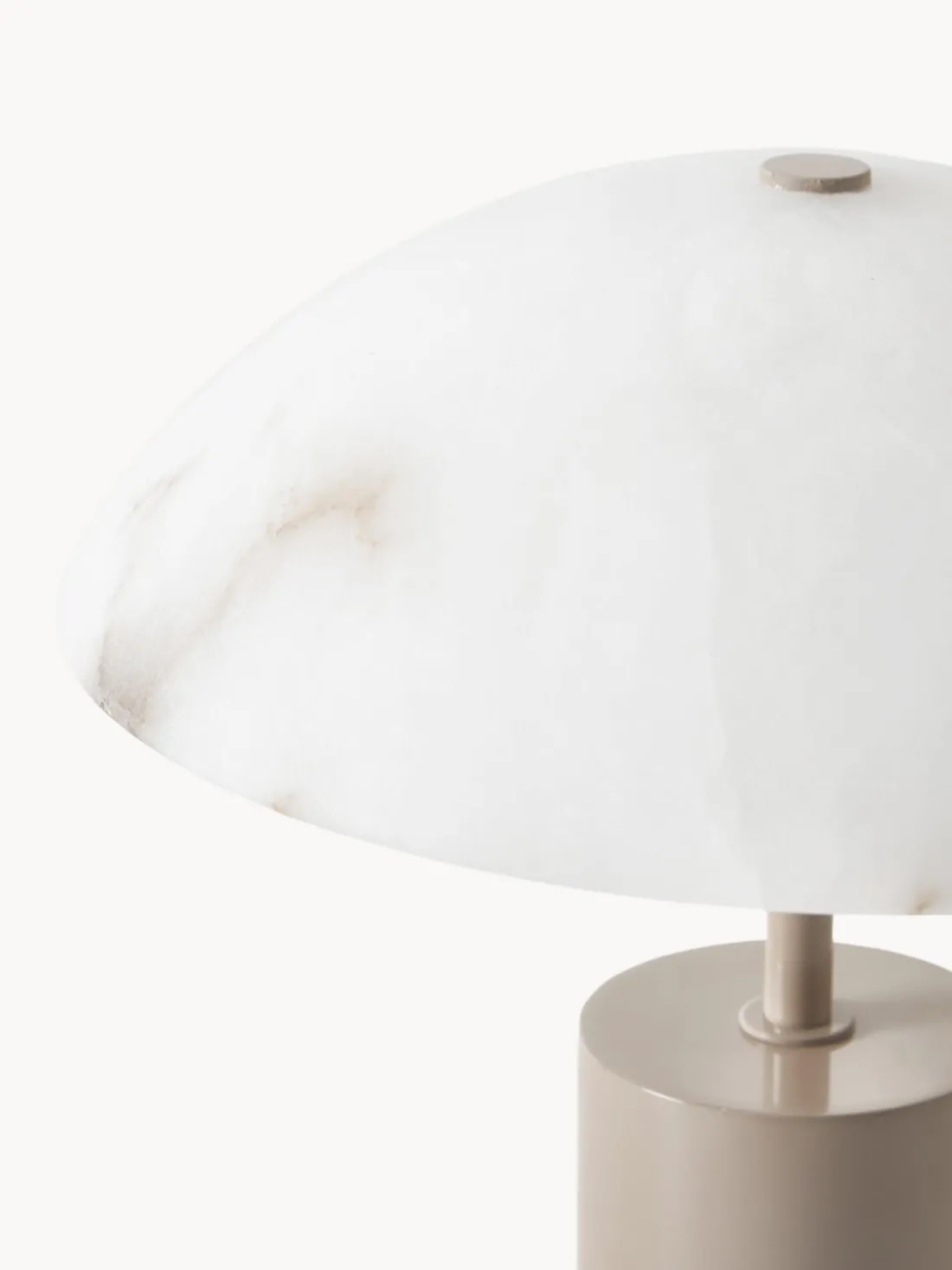 Lámpara de mesa pequeña de alabastro Essi