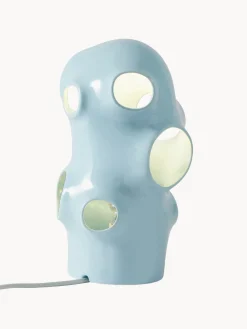 Lámpara de mesa pequeña artesanal Bull