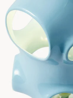 Lámpara de mesa pequeña artesanal Bull