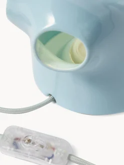 Lámpara de mesa pequeña artesanal Bull