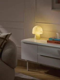 Lámpara de mesa pequeña con efecto mármol Talia