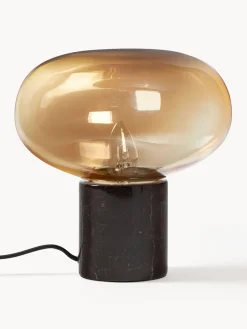 Lámpara de mesa pequeña de mármol Alma