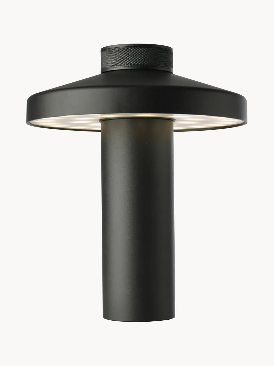 Lámpara de mesa pequeña LED regulable Turn, portátil