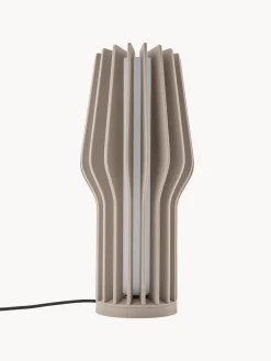 Lámpara de mesa pequeña LED regulable Radiant, portátil