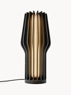 Lámpara de mesa pequeña LED regulable Radiant, portátil