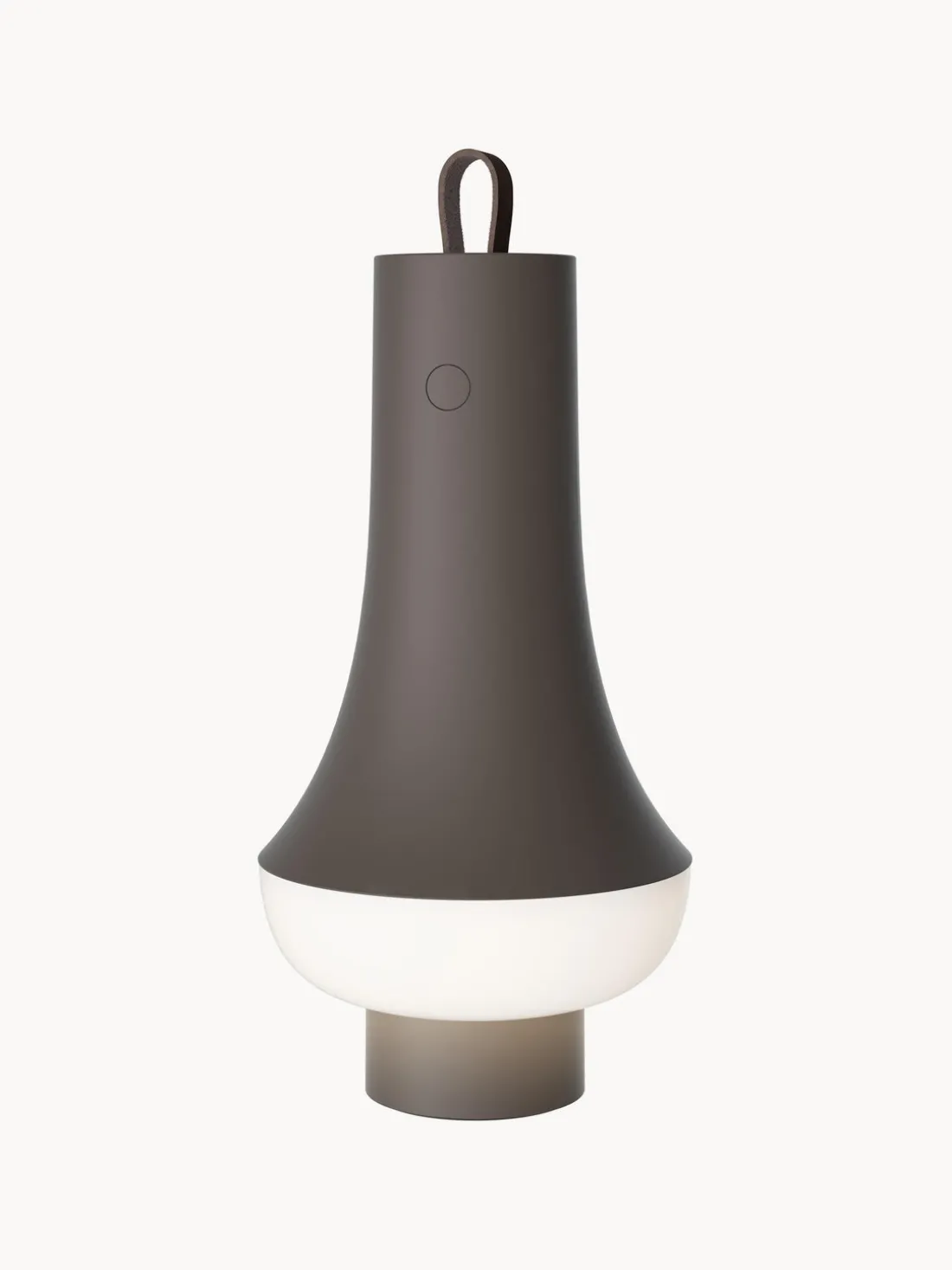 Lámpara de mesa pequeña LED regulable Tomoshi, portátil