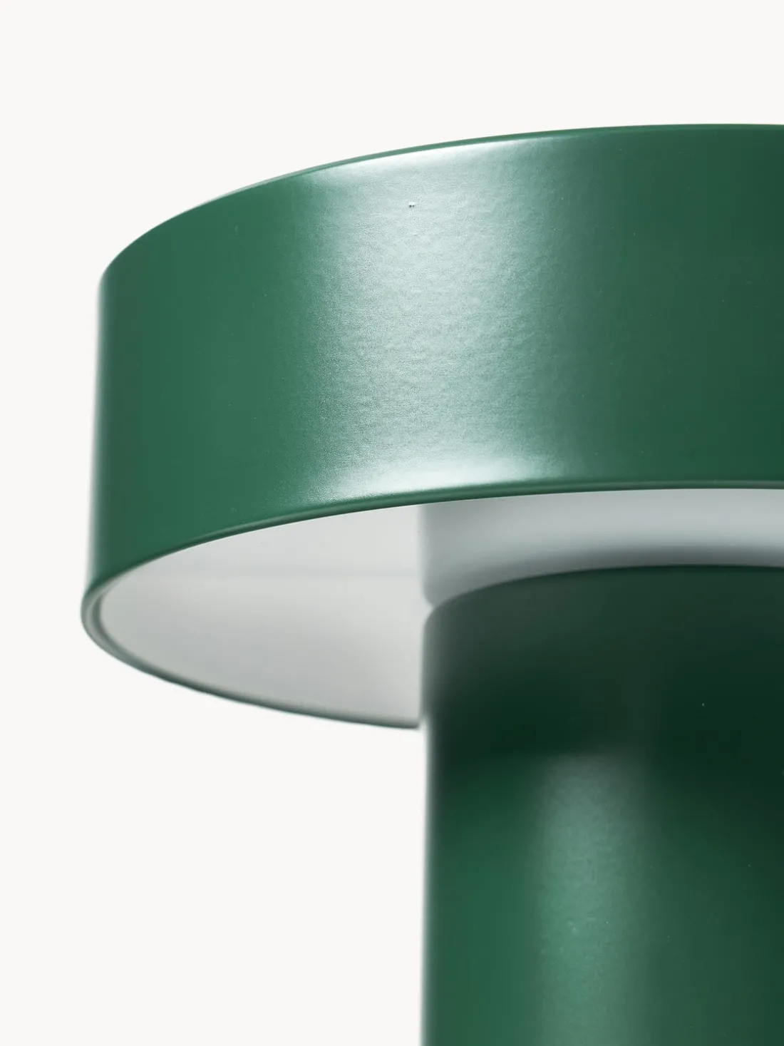 Lámpara de mesa pequeña LED regulable Kamal, pórtatil