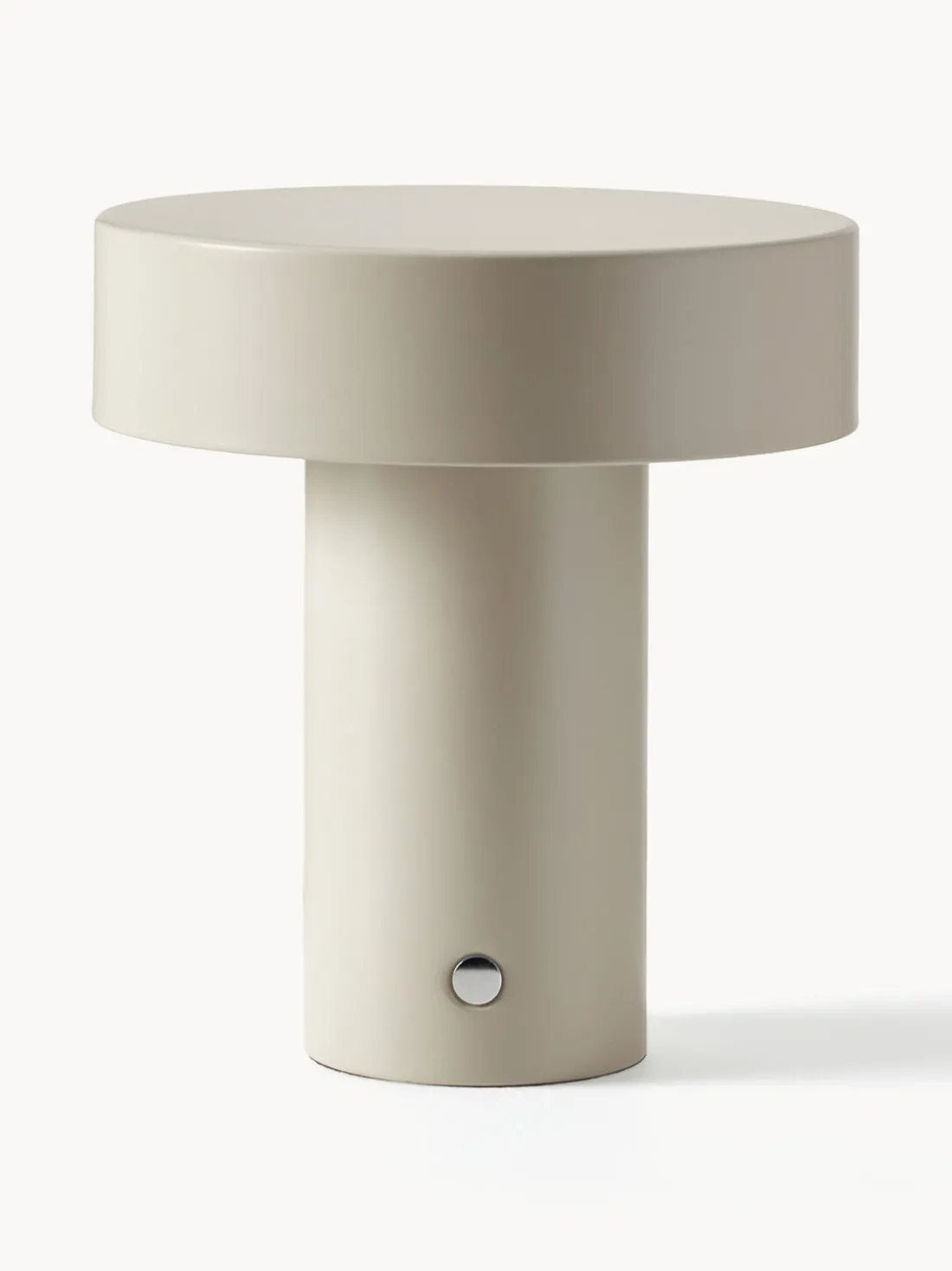 Lámpara de mesa pequeña LED regulable Kamal, pórtatil