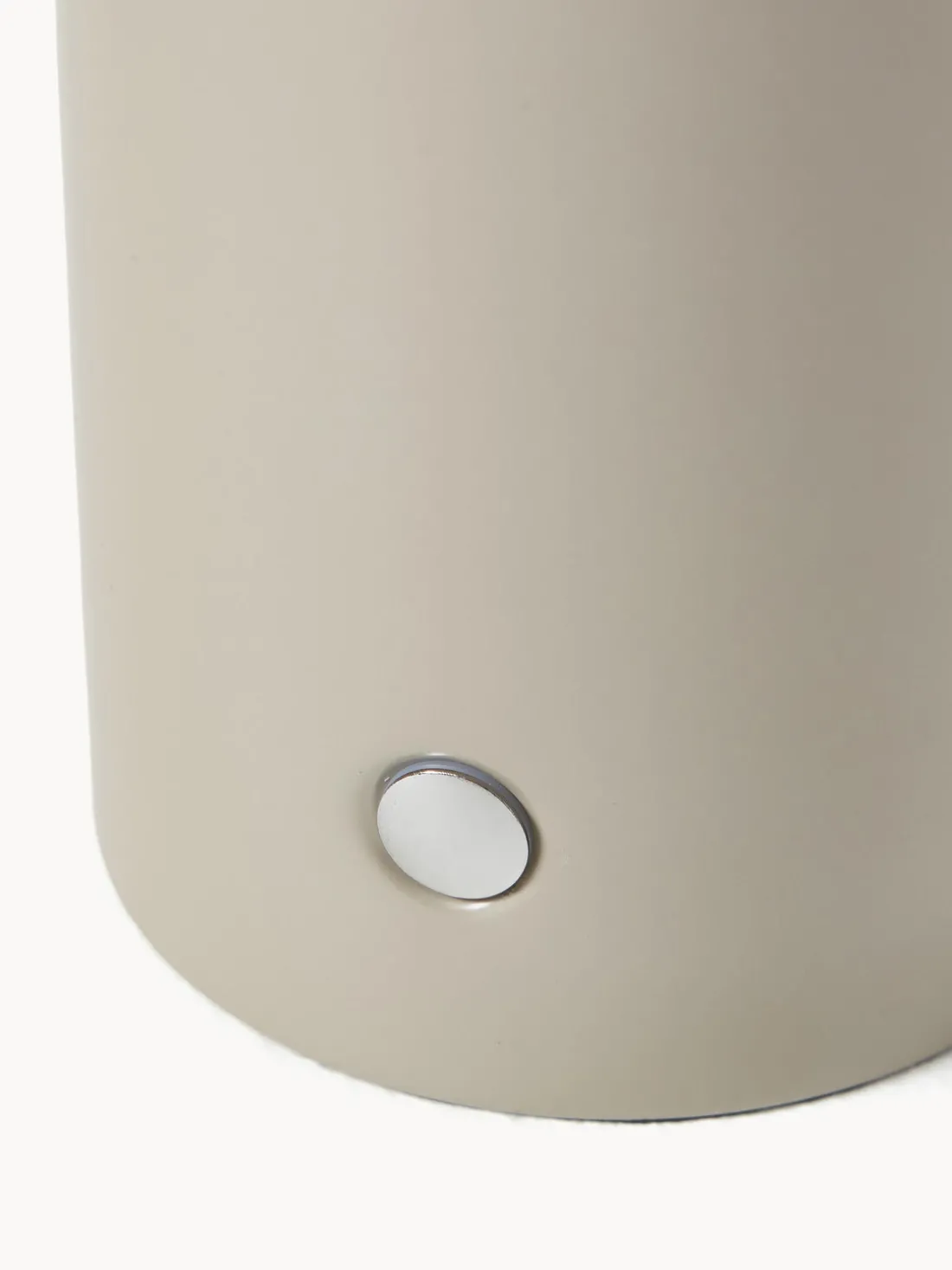 Lámpara de mesa pequeña LED regulable Kamal, pórtatil