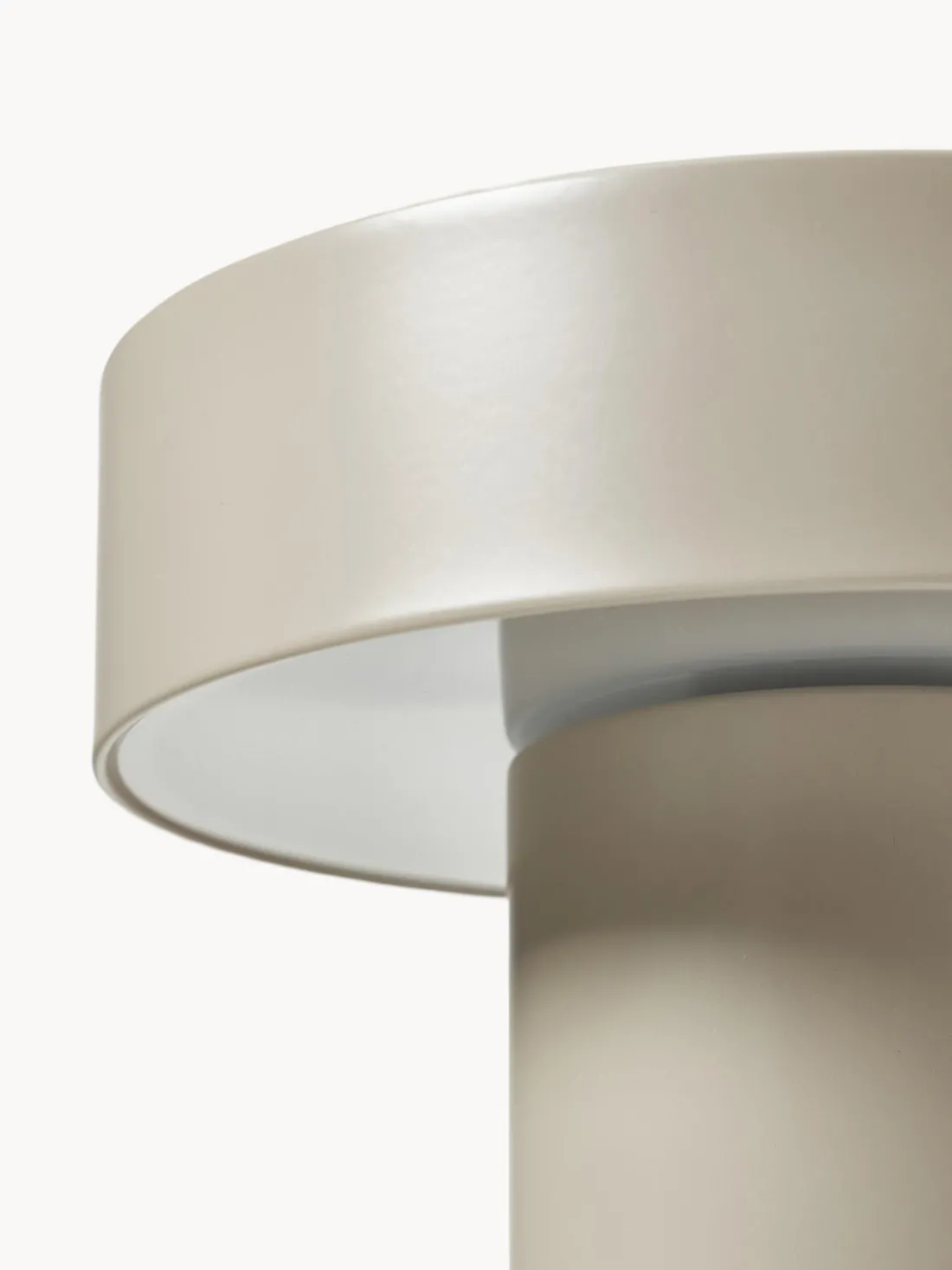 Lámpara de mesa pequeña LED regulable Kamal, pórtatil