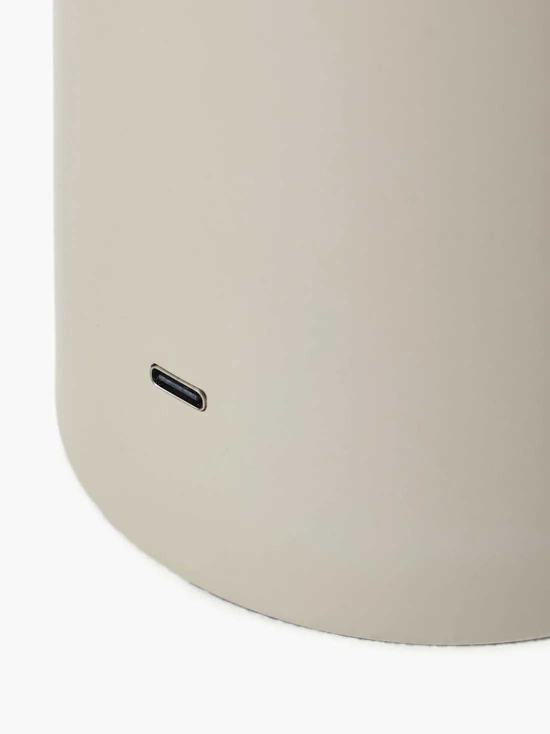 Lámpara de mesa pequeña LED regulable Kamal, pórtatil