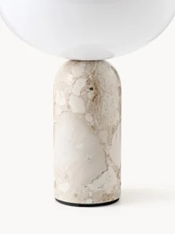 Lámpara de mesa pequeña móvil de mármol Kizu, regulable