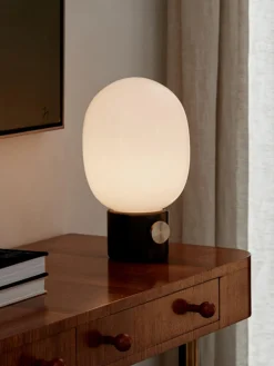 Lámpara de mesa pequeña regulable JWDA, 29 cm