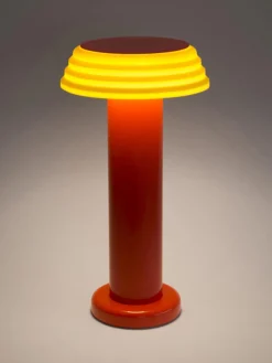 Lámpara de mesa pequeña regulable LED PL1, portátil