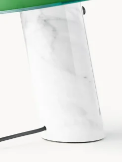 Lámpara de mesa regulable de mármol Snoopy