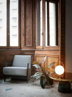 Lámpara de mesa soplada regulable IC Lights