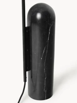 Lámpara de pie ajustable con base de mármol Arum