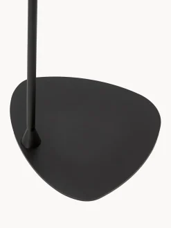 Lámpara de pie artesanal regulable LED Niza, con mando a distancia