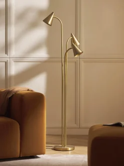 Lámpara de pie de metal Arturo