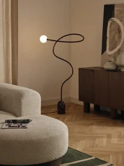 Lámpara de pie de mármol Alina