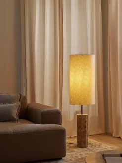 Lámpara de pie de mármol Elanor