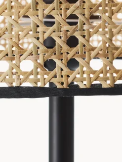 Lámpara de pie de ratán Wiley