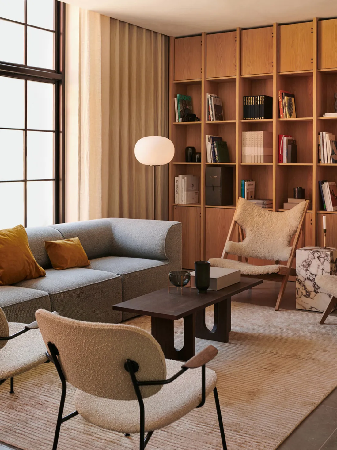 Lámpara de pie de vidrio soplado JWDA