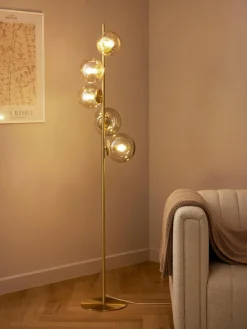 Lámpara de pie industrial Casey