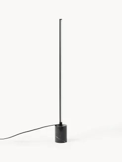 Lámpara de pie LED con base de mármol Shelby