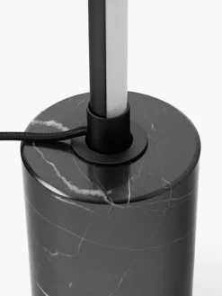 Lámpara de pie LED con base de mármol Shelby