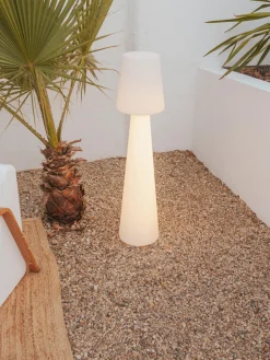 Lámpara de pie LED para exterior Lola, tamaños diferentes
