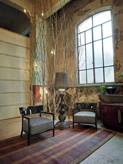 Lámpara de pie LED regulable Kabuki