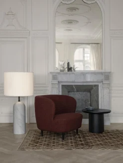 Lámpara de pie regulable con base de mármol Gravity, 120 cm