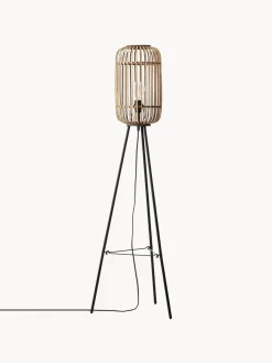 Lámpara de pie tripode boho pequeña Woodrow