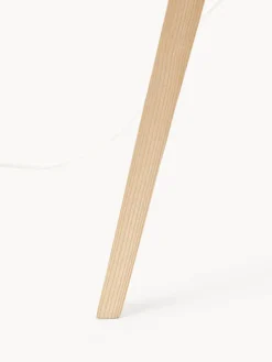 Lámpara de pie trípode de madera maciza Jake