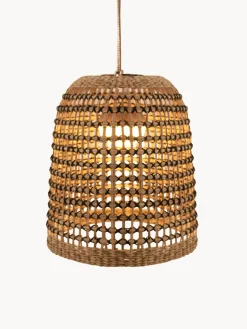 Lámpara de techo artesanal regulable LED Positano, portátil