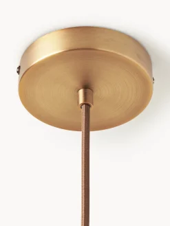 Lámpara de techo artesanal de vidrio opalino Baya