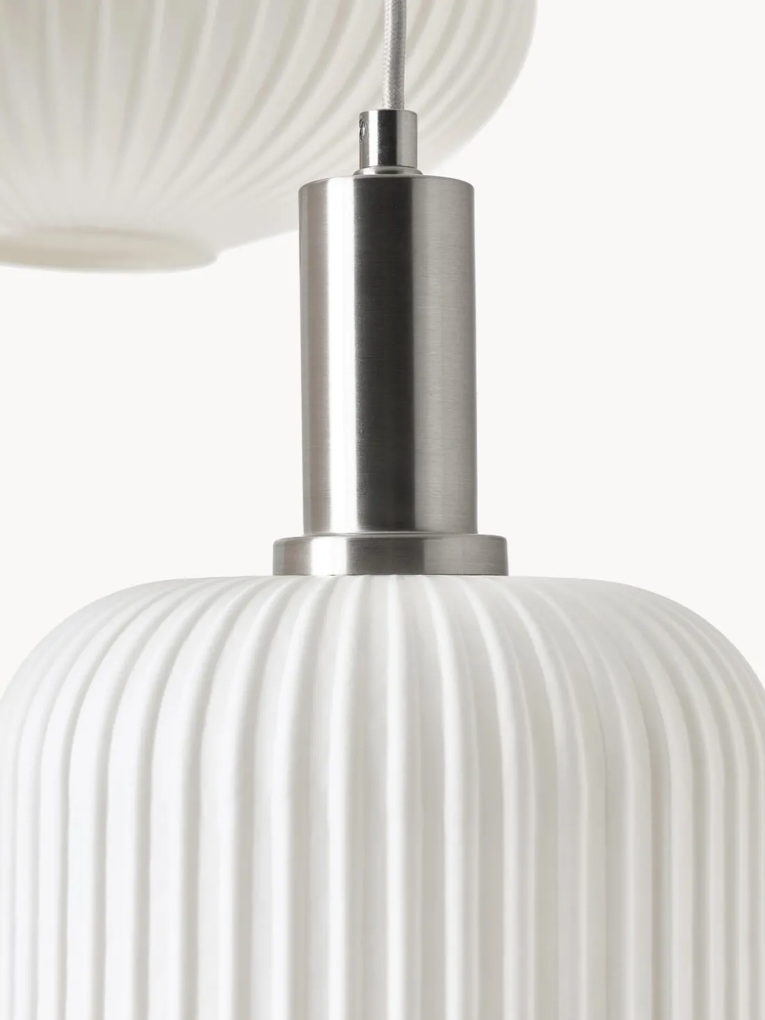 Lámpara de techo cluster de vidrio opalino Candela