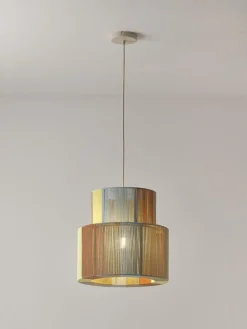 Lámpara de techo de hilos de lino Lace