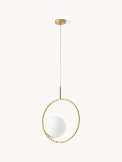 Lámpara de techo de vidrio opalino Chloe