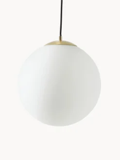 Lámpara de techo de vidrio opalino Beth