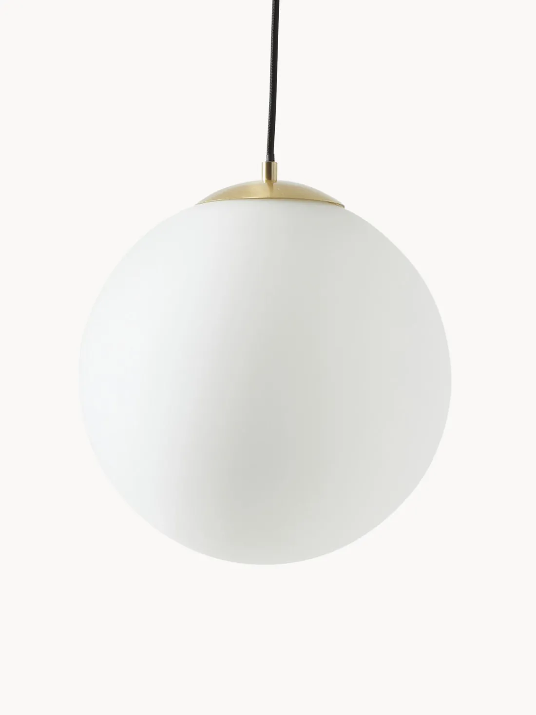 Lámpara de techo de vidrio opalino Beth