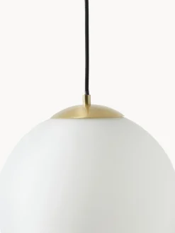 Lámpara de techo de vidrio opalino Beth