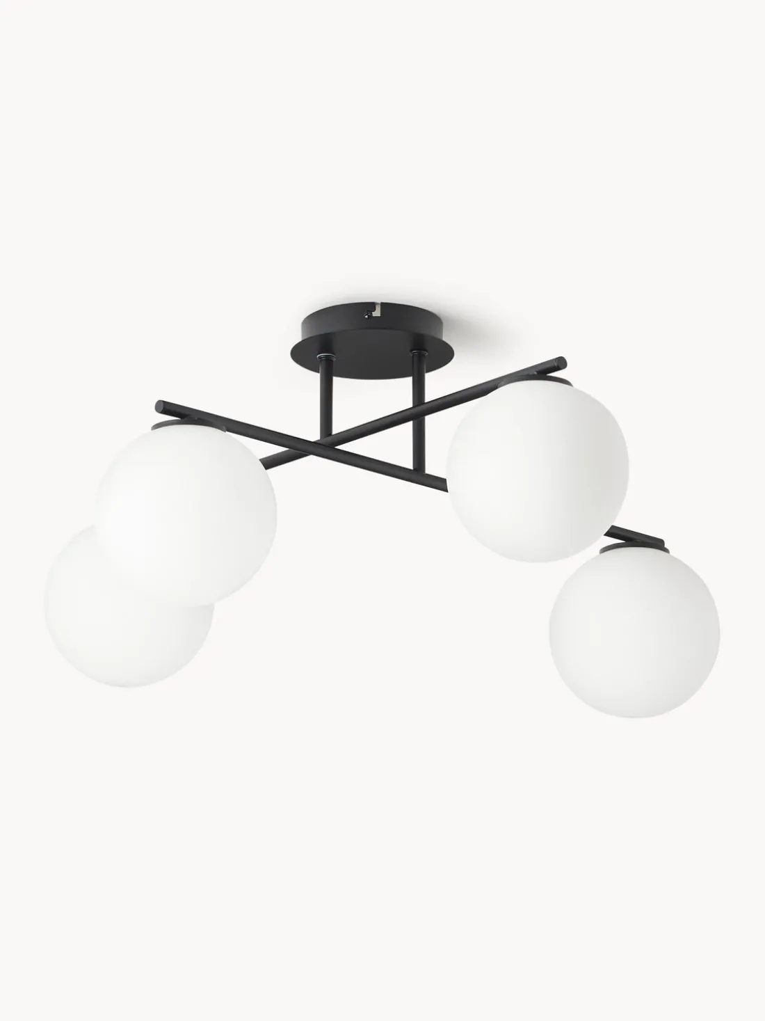 Lámpara de techo de vidrio opalino Atlanta