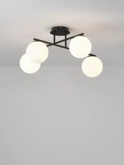 Lámpara de techo de vidrio opalino Atlanta