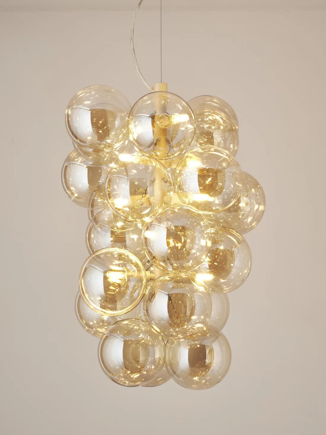 Lámpara de techo de vidrio de diseño Bubbles