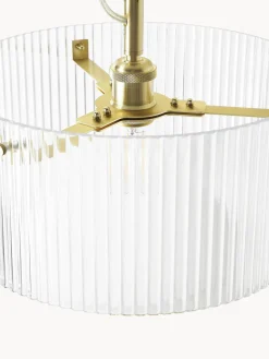 Lámpara de techo de vidrio acanalado Emmi