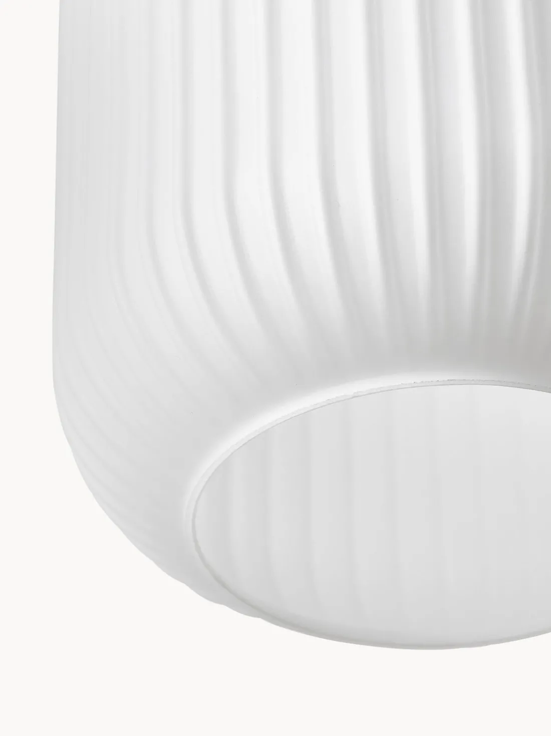 Lámpara de techo de vidrio opalino Candela